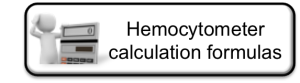 hemocytometer calculation formulas